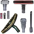 Vacuum Accessories & Attachments for Dyson Ball Animal 2, 3, DC58 DC59 V6 V7 V8 V10 V11 V15 - Horse Hair Articulating Hard Floor Tool & Dust Brush Attachment Kit - HouseHold Cleaning Tool Kit