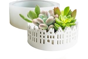 House Silicone Mold for Tea Light Holder – Non-Stick Candle Holder Mold for DIY Candle Making, Resin Craft, Soap Mold, and Ho