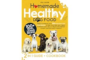 Homemade Healthy Dog Food: Guide & Cookbook with 100+ Delicious, Easy & Fast Recipes to Feed your Furry Best Friend. Nutritio