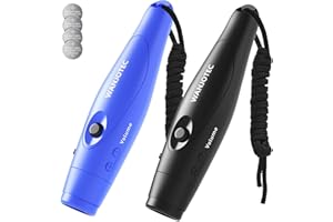 WANJOTEC Electronic Whistle for Coaches Teachers: 3 Tone & Adjustable Volume Loud Whistles with Lanyard, Hand Electric Whistle for Volleyball Basketball Sports, Hiking Safety Whistles Coach Gift