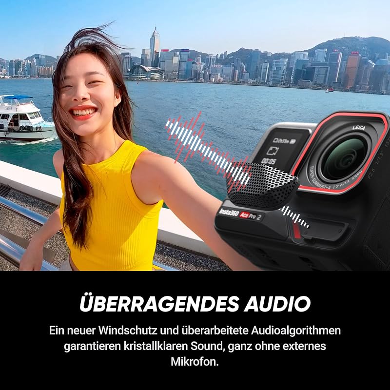 Ace Pro 2 Xplorer Bundle Schiefergrau - 8K Action-Cam, Doppel-Akku