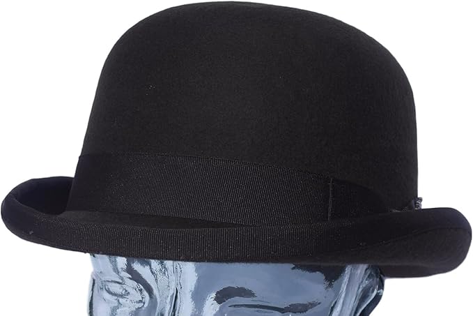 mens brown derby hat