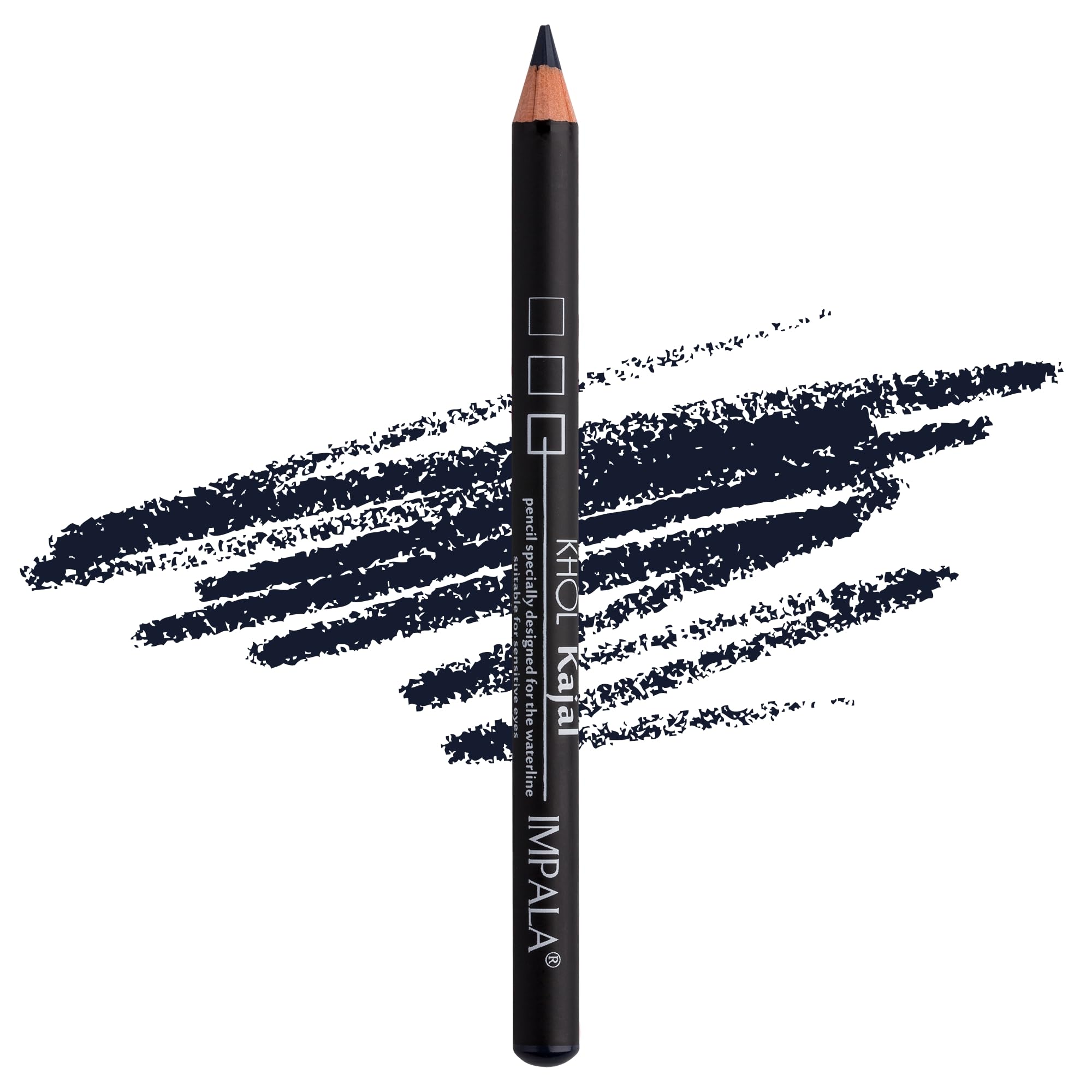 IMPALA | Waterproof Khol Eyeliner Pencil Indigo Color 85 | Eye Liner | Perfect Line, Intense Look | Water-Resistant and Long-Lasting Eyeliner | Soft and Creamy Formula | Eye Makeup
