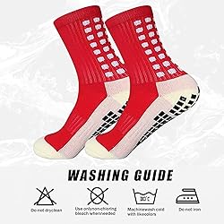 YUFREE SUN Men's Soccer Socks - Non Skid Anti Slip