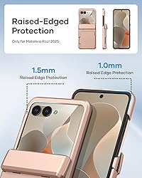 ATATOO for Motorola Razr 2025 Case with Card Holder