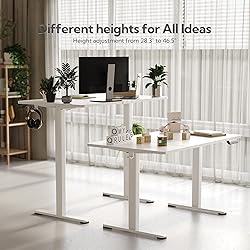 Claiks Electric Standing Desk, Adjustable Height