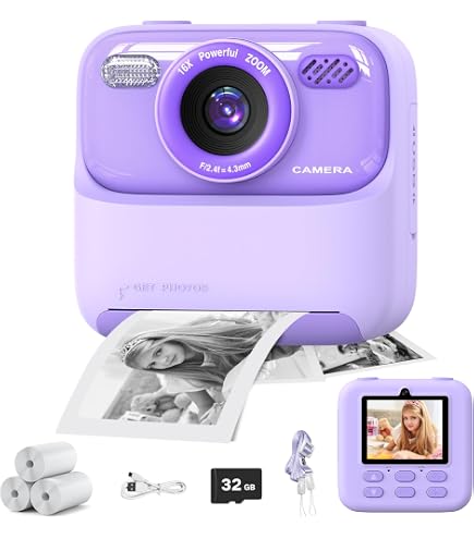Photo Creator Recharge DIAMOOKY 5 Rouleaux De Papier D'impression Pour Appareil Photo Papier Thermique Autocollant
