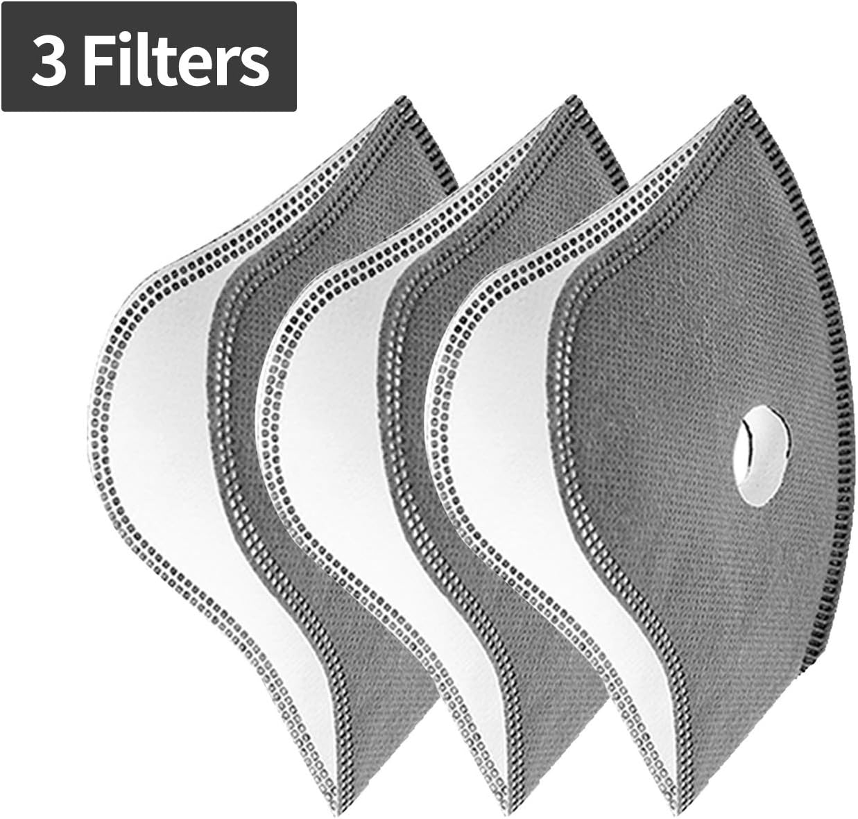 West Biking Mesh Dust/Pollution Mask for Air Filtration, Sport Mask with Exhalation Valves Filters, Activated Carbon N99 PM2.5 Filters Air Purifier