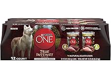 Purina ONE Natural Gravy Wet Dog Food Variety Pack, SmartBlend True Instinct Tender Cuts - (12) 13 oz. Cans