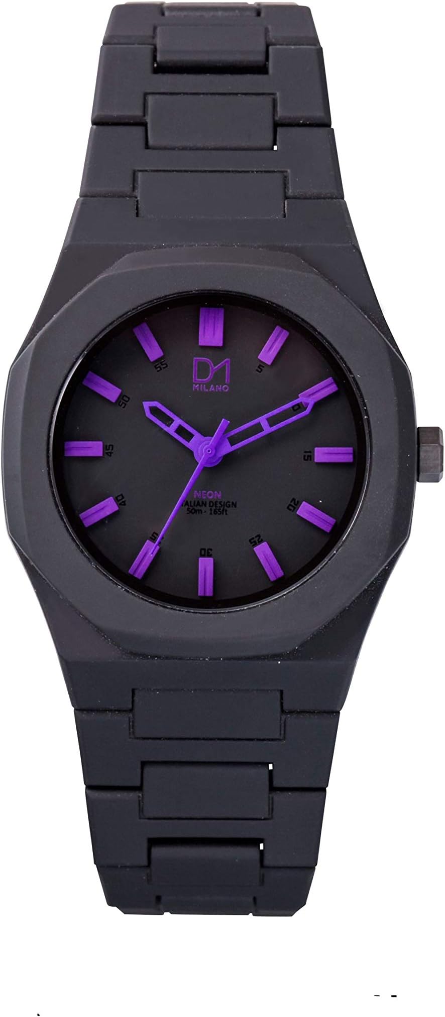 Luxury Fashion | D1 Milano Man NE02L Black Pvc Watch | Spring Summer 20
