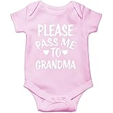 CBTwear Please Pass Me To Grandma Baby Bodysuit Funny Infant Outfit Cute Newborn Clothes Unisex Romper