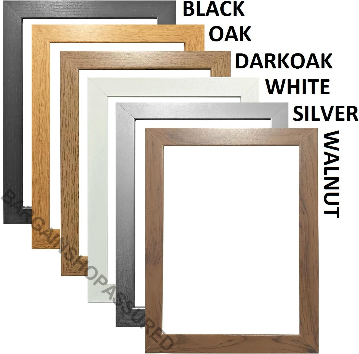 MODERN STYLE SOLID WOODEN EFFECT PICTURE FRAMES PHOTO FRAMES POSTER FRAMES READY TO HANG OR TO STAND (24 x 18 INCHES, WHITE)