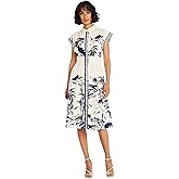 Maggy London Womens Collared Neck Button Down Dress | Multi Occasion Dresses for Women