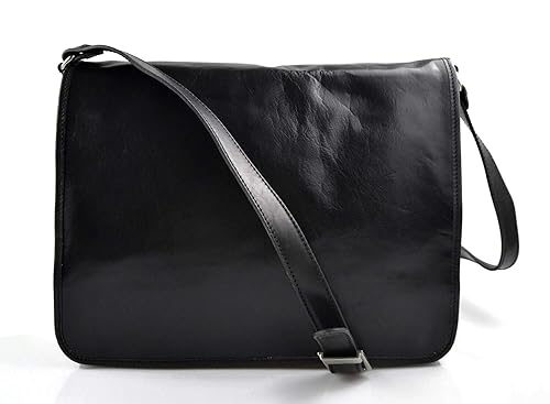mens leather shoulder bags amazon