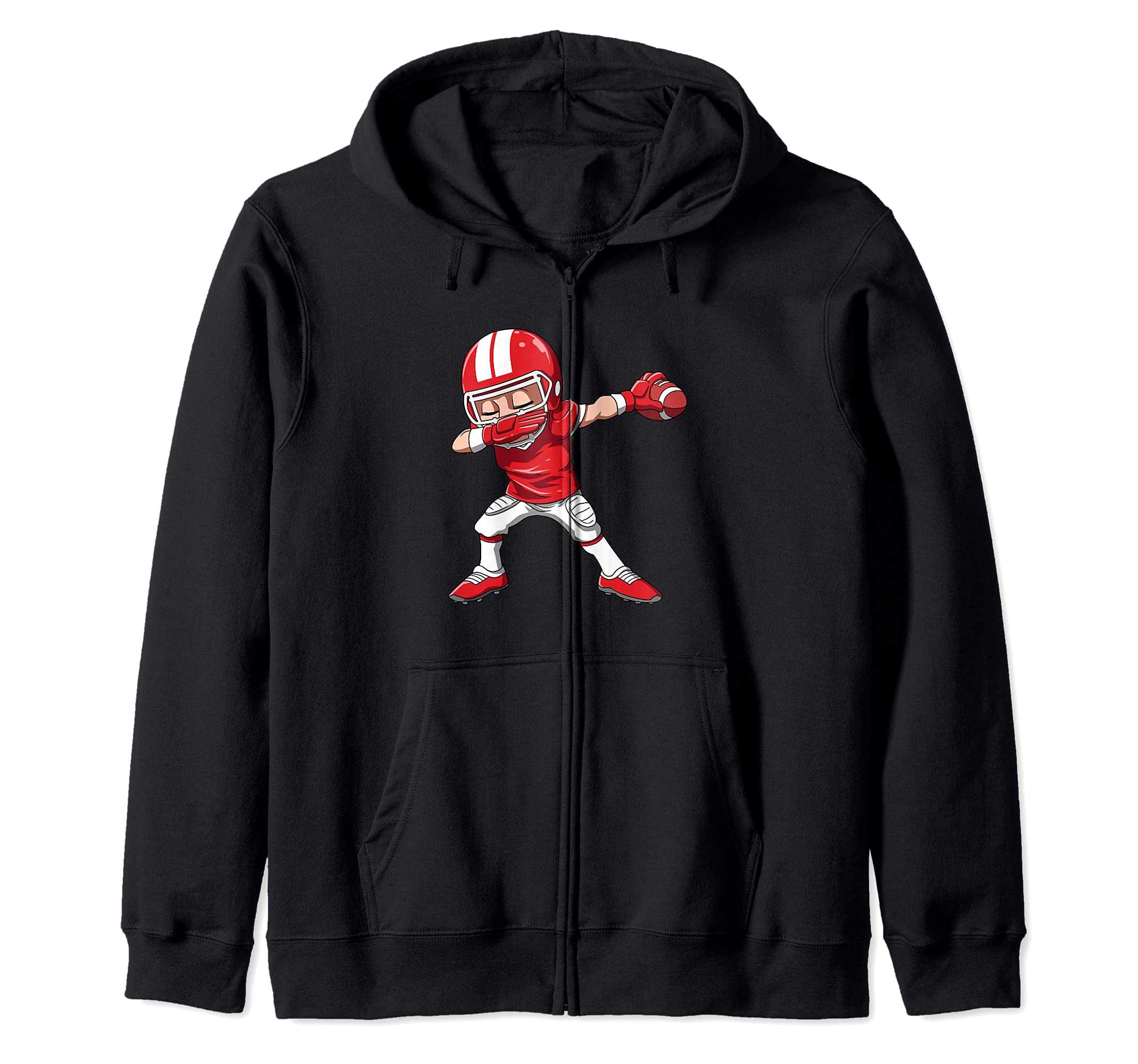 Dabbing Football Player Zip Hoodie