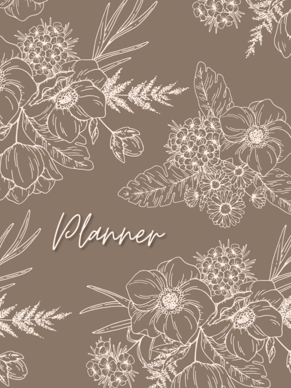 Independently Published Pre Made Bullet Journal Planner: Undated Daily Weekly Monthly 2024 6x8 inches