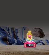Lexibook Barbie Nightlight Alarm Clock Pink view 4