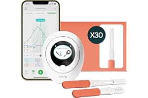 Mira Ultra4 Fertility Monitor & Ovulation Test Kit, Track 4 Key Fertility Hormones LH, PdG, E3G, and FSH for Family Planning & Pregnancy, Digital Results at Home with the Analyzer + Mira App, 30 Tests