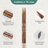 KnitPro Symfonie Interchangeable Circular Needles 5in 5.00mm Birch view 3