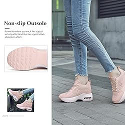 AONEGOLD Women's Platform Sneakers Wedges High Top