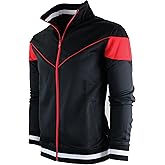 SCREENSHOT-TRACK JACKET Mens Urban Hip Hop Premium Track Jacket - Slim Fit Side Taping Sportswear Urbanwear Streetwear Top