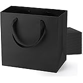 Generic Black Gift Bags With Handles: 12.5x4.5x11 Inch 30pcs Large Paper Bags Bulk For Party Shopping Wedding Birthday
