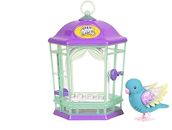 Little Live Pets Joli Oiseaux Parlanchín Twinkles Avec Cage