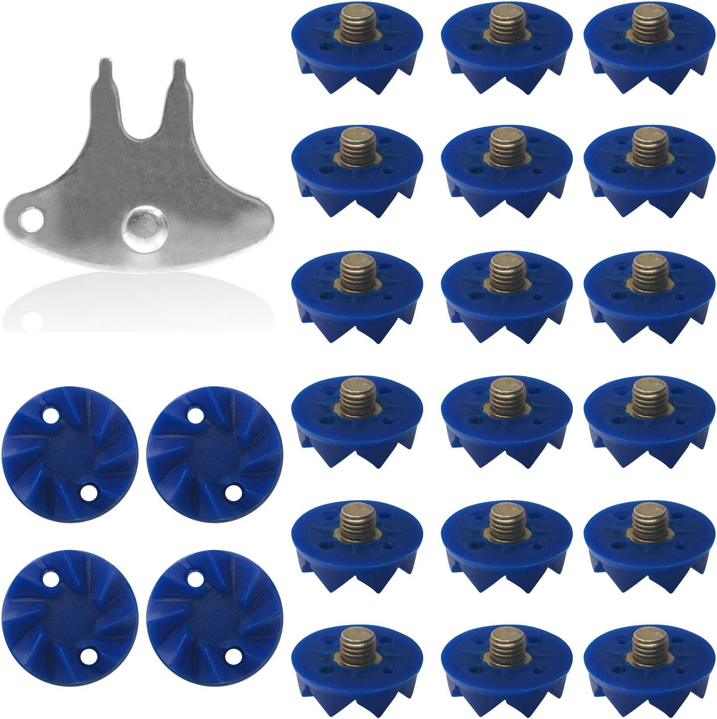 Kilter Anchor Batsman-Specific Cricket Spikes for Firm to Hard Ground & Astroturf (Includes Spanner)