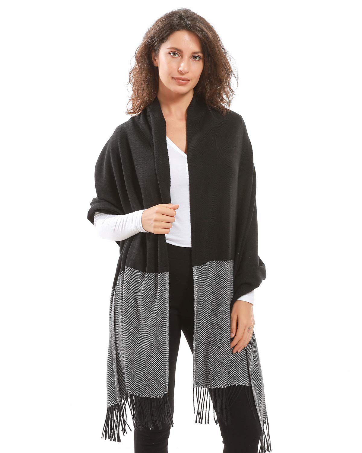 AOLIGE Cashmere Feel Blanket Scarfs for Women Pashmina Shawls And Wrap In Fall Winter 78" x 27" AOLIGE Cashmere Feel Blanket Scarfs for Women Pashmina Shawls And Wrap In Fall Winter 78" x 27"
