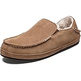 OLUKAI Nohea Slipper, Women's Slip-On Shoes, Genuine Shearling & Premium Nubuck Leather, Drop-In Heel Design, Cozy & Ultra-Soft Comfort Fit