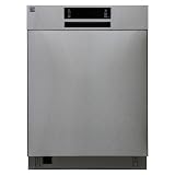 Kenmore 22-14605 24" Built-In Dishwasher - UltraWash Plus, TurboDry, SmartWash & EasyFlex Third Rack - 15 Place Settings - 45 DBA - ENERGY STAR Certified - 24" - Fingerprint Resistant Stainless Steel
