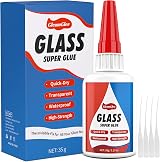 GleamGlee 35g Glass Glue Instant Ultra Strong Clear Adhesive for Glass view 1