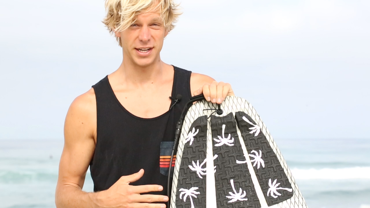 Slash Surfboard Traction Pad - 3 Piece Front Grip For Surf, Skim, Longboard, Wakesurf & Fish