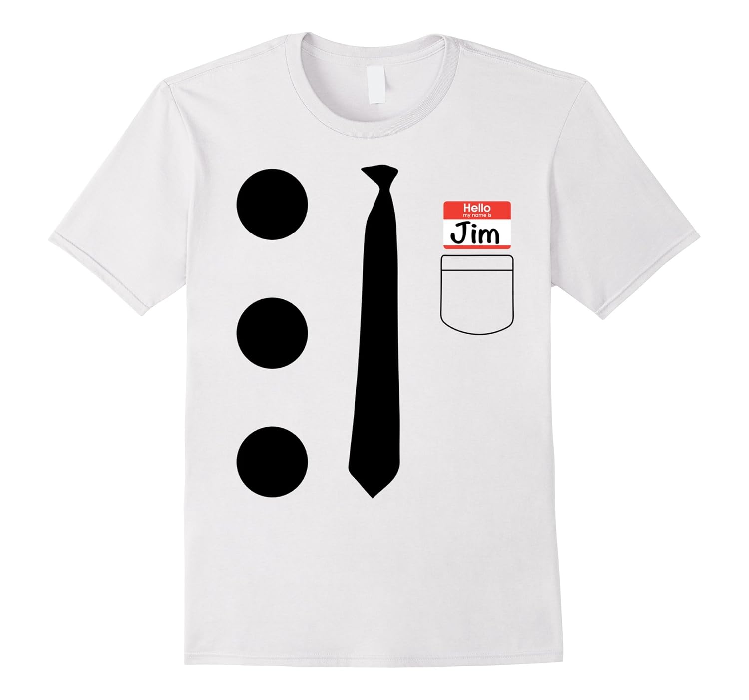 Jim 3 Hole Punch Costume T-shirt for Halloween-ANZ