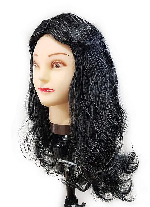 Pelo Long Synthetic Hair Wig For Stage Drama And Wigs For Old