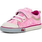 See Kai Run Kristin - Fan Favorite Sneakers for Little Girls, Hot Pink/Stars, Little Kid 11