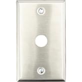 Edwards Signaling 147-1 Push Button Mounting Plate, Siliver