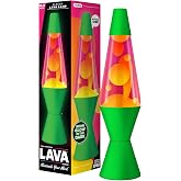 Lava The Original Lamp - 14.5" Neon Green - Classic Liquid Motion Lamp - Orange and Pink Liquid - Item #2096 (Amazon Exclusive)