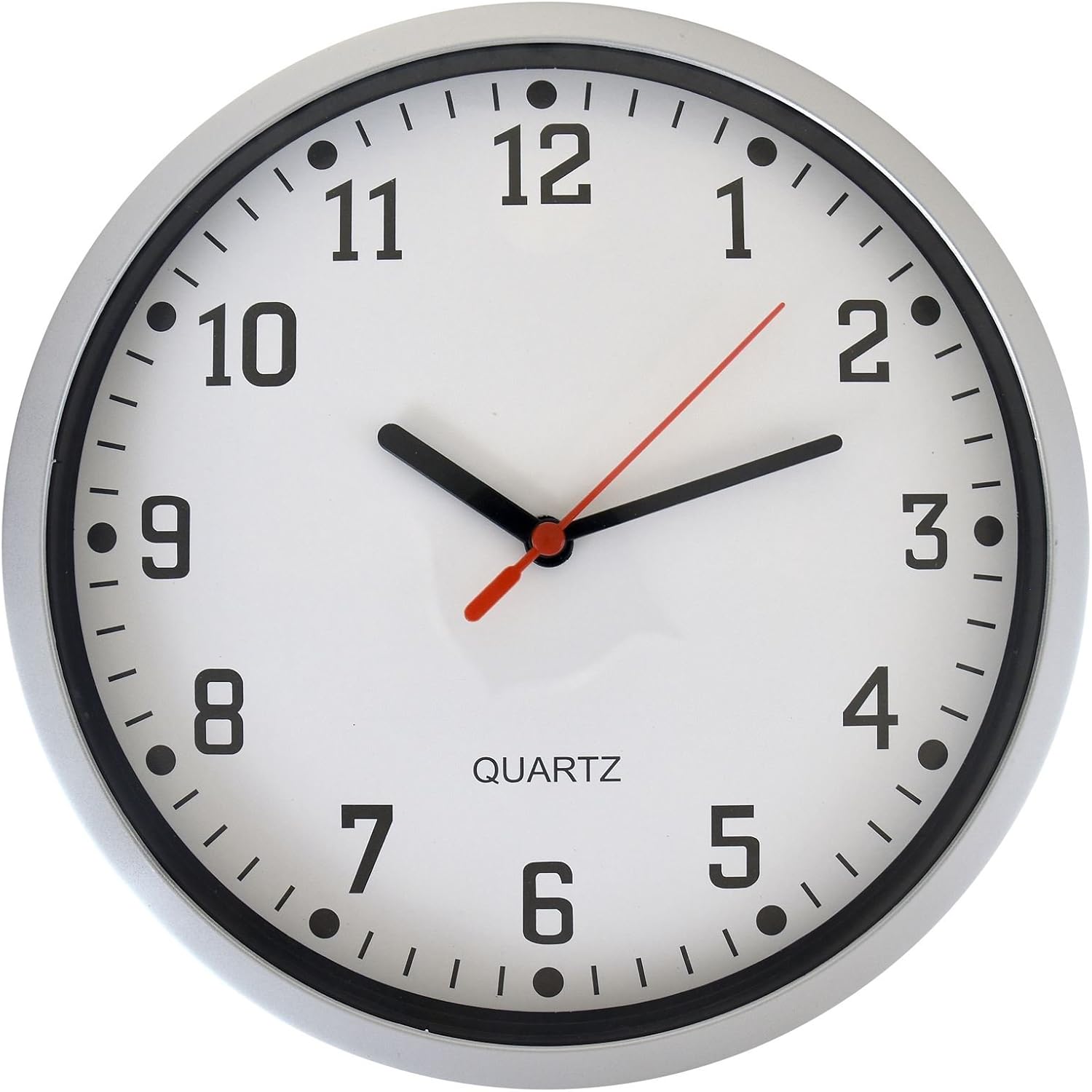 ASAB Large Vintage Round Quartz Wall Hanging Clock Analogue Face Time