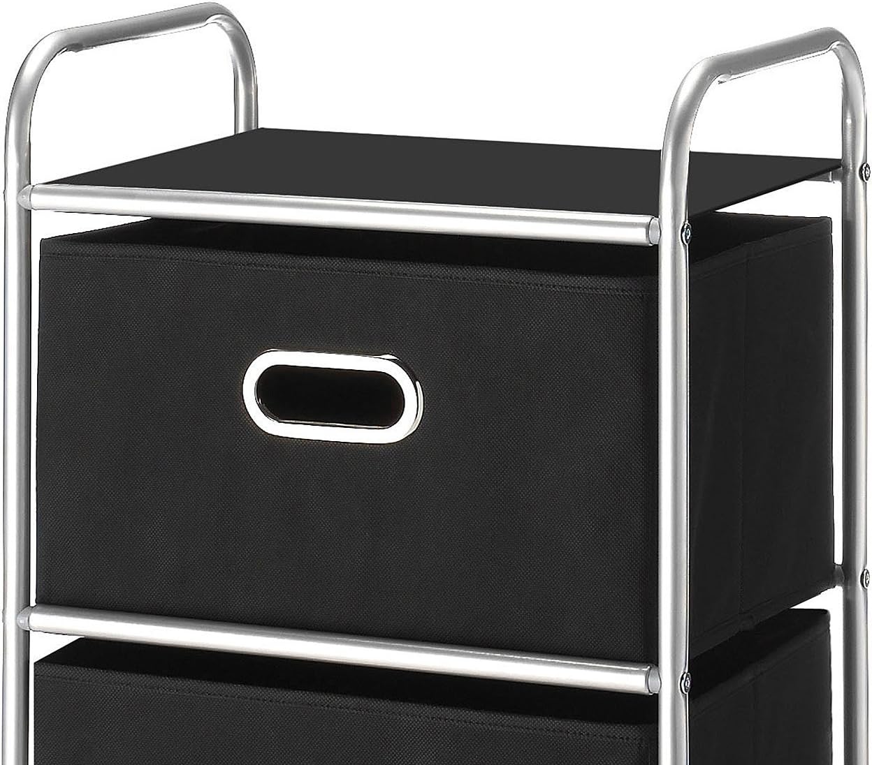 Whitmor 3 Drawer Rolling Cart - Home and Office Storage Organizer: Home & Kitchen