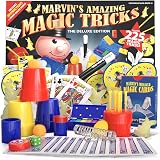 Marvin's Magic Kids Magic Set Deluxe 225 Tricks Wand Cards Theatre Box
