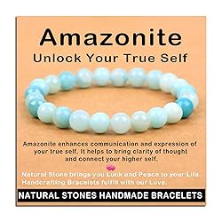AD Beads Handmade Gemstone Stretch Elastic Bracelet
