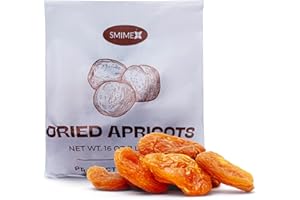 SMIMEX Premium Armenian Dried Apricots 1 LB - No Added Sugar, Nutrient-Rich Snack for Health and Wellness
