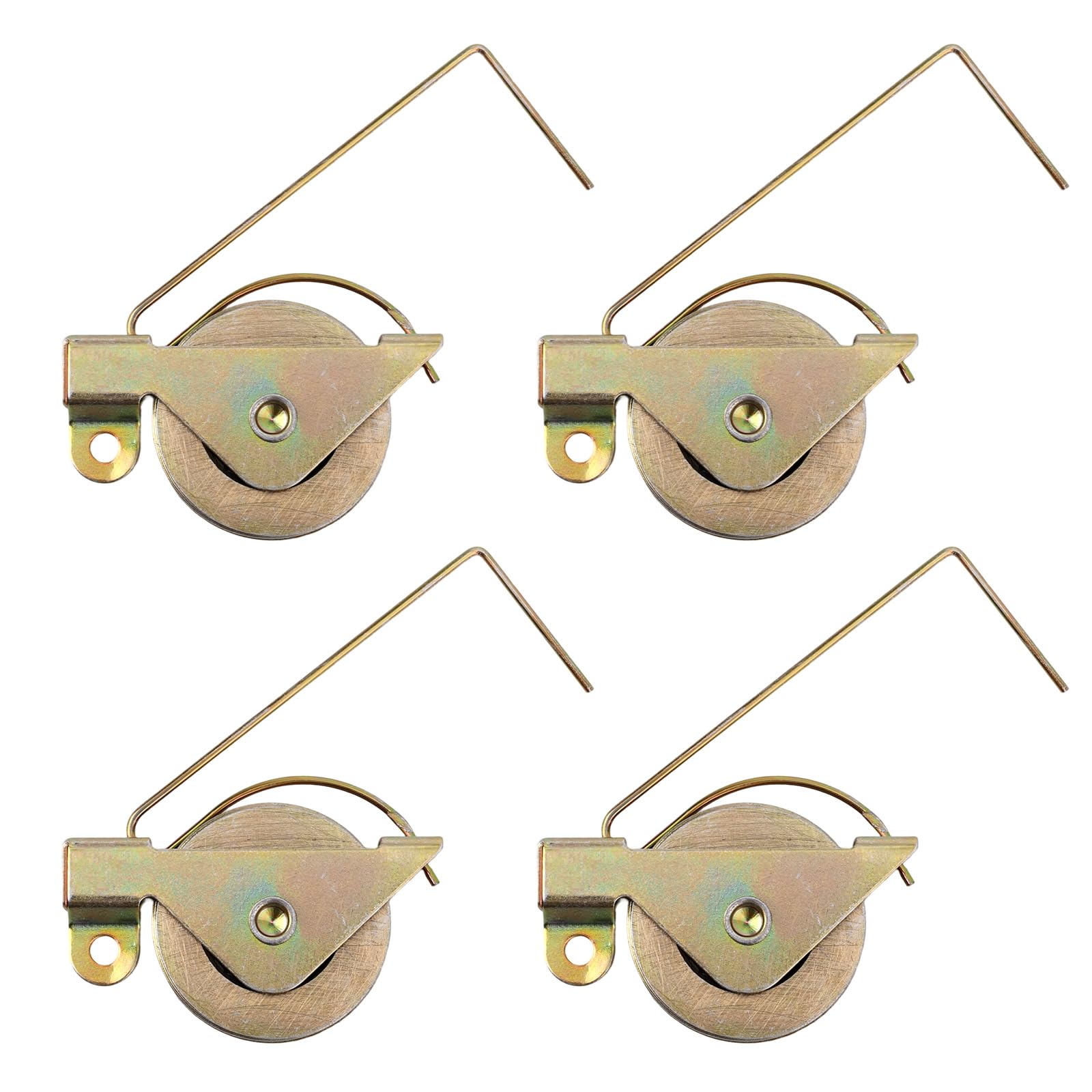 Photo 1 of 4pcs 1-1/4" Sliding Screen Door Rollers Replacement, Heavy-Duty Steel Ball Bearing Tension Wheels for Smooth Glide Replaces B515, B714