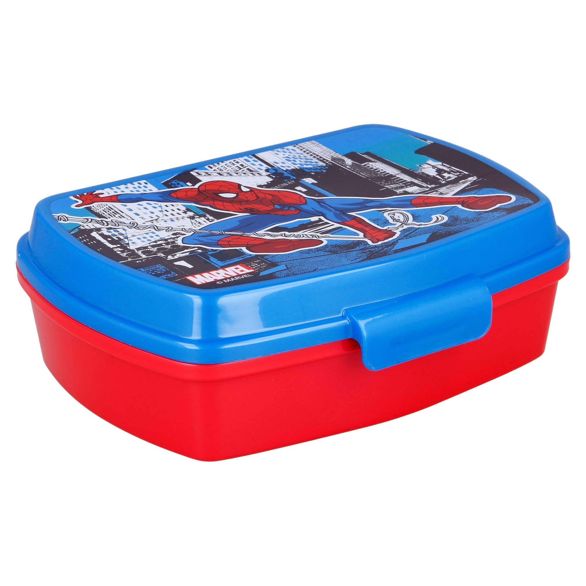 STOR Rectangular SANDWICHERA Spiderman Streets, Multicoloured, Estándar