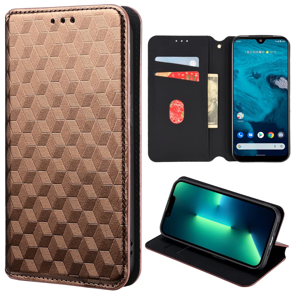 BaiFu Case for Infinix Smart 6 HD/X6512 Wallet Case, PU Leather Magnetic Closure Flip Case Phone Case Compatible with Infinix Smart 6 HD/X6512, Square6