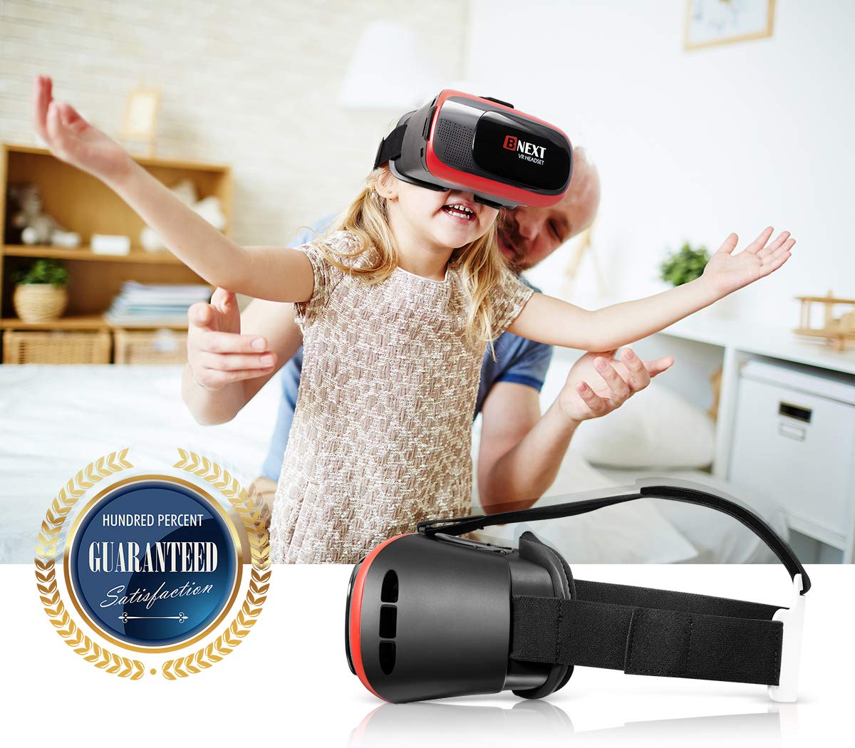 Mua BNEXT VR Headset Compatible with iPhone & Android Phone Universal
