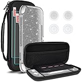 DLseego Carrying Case for Nintendo Switch lite, Newest Design Portable Travel Carrying Case 4 in 1 Accessories Kit with 1 Pcs