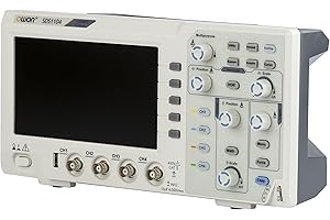 ABESTOP OWON SDS1104 100MHz 4 Channels Digital Desktop Oscilloscope 1GS/s Sample Rate Portable Oscillometer