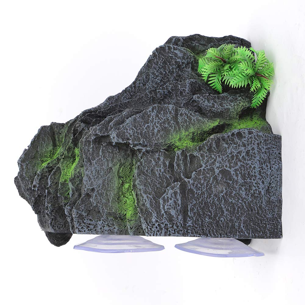 Aquarium Artificial Simulation Tortoise Ladder, Resin Aquarium Fish Tank Landscape Climbing Terrace Ladder Decoration